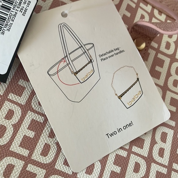 Women’s James 2 Piece Tote Blush Logo/ Blue - Picture 13 of 13